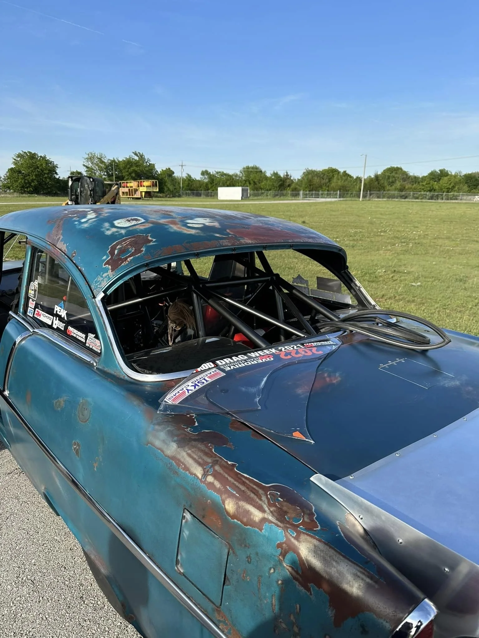 Alex Taylor's '55 Chevy Blows Its Doors Off On 212 MPH Blast in